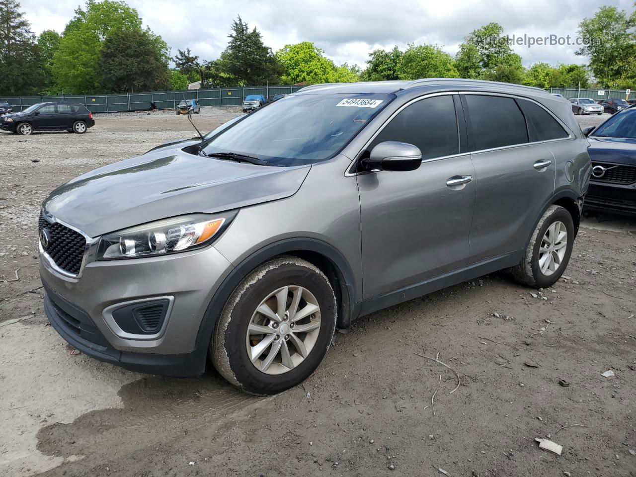 2018 Kia Sorento Lx Gray vin: 5XYPG4A54JG359701