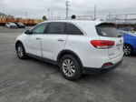 2018 Kia Sorento Lx White vin: 5XYPG4A54JG383867