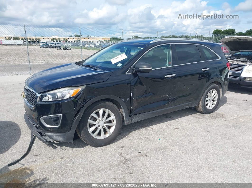 2018 Kia Sorento Lx V6 Black vin: 5XYPG4A54JG393931