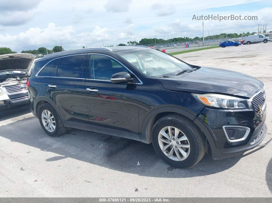 2018 Kia Sorento Lx V6 Black vin: 5XYPG4A54JG393931