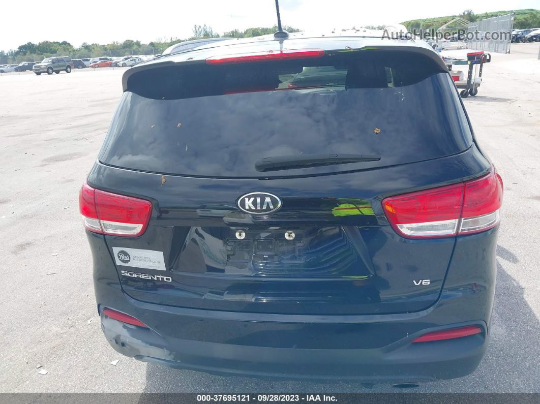 2018 Kia Sorento Lx V6 Black vin: 5XYPG4A54JG393931