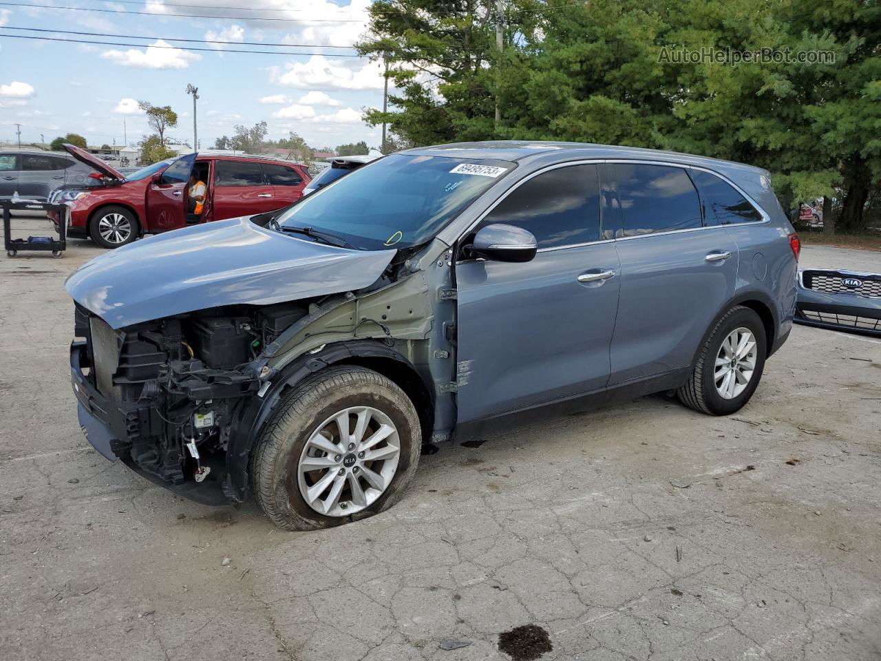 2020 Kia Sorento S Gray vin: 5XYPG4A54LG609893