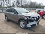 2018 Kia Sorento 3.3l Lx Silver vin: 5XYPG4A55JG370464