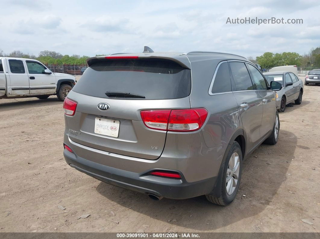 2018 Kia Sorento 3.3l Lx Silver vin: 5XYPG4A55JG370464