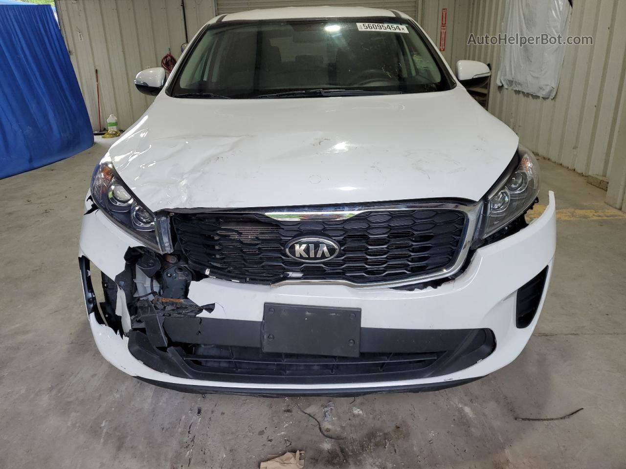 2020 Kia Sorento S White vin: 5XYPG4A55LG626962