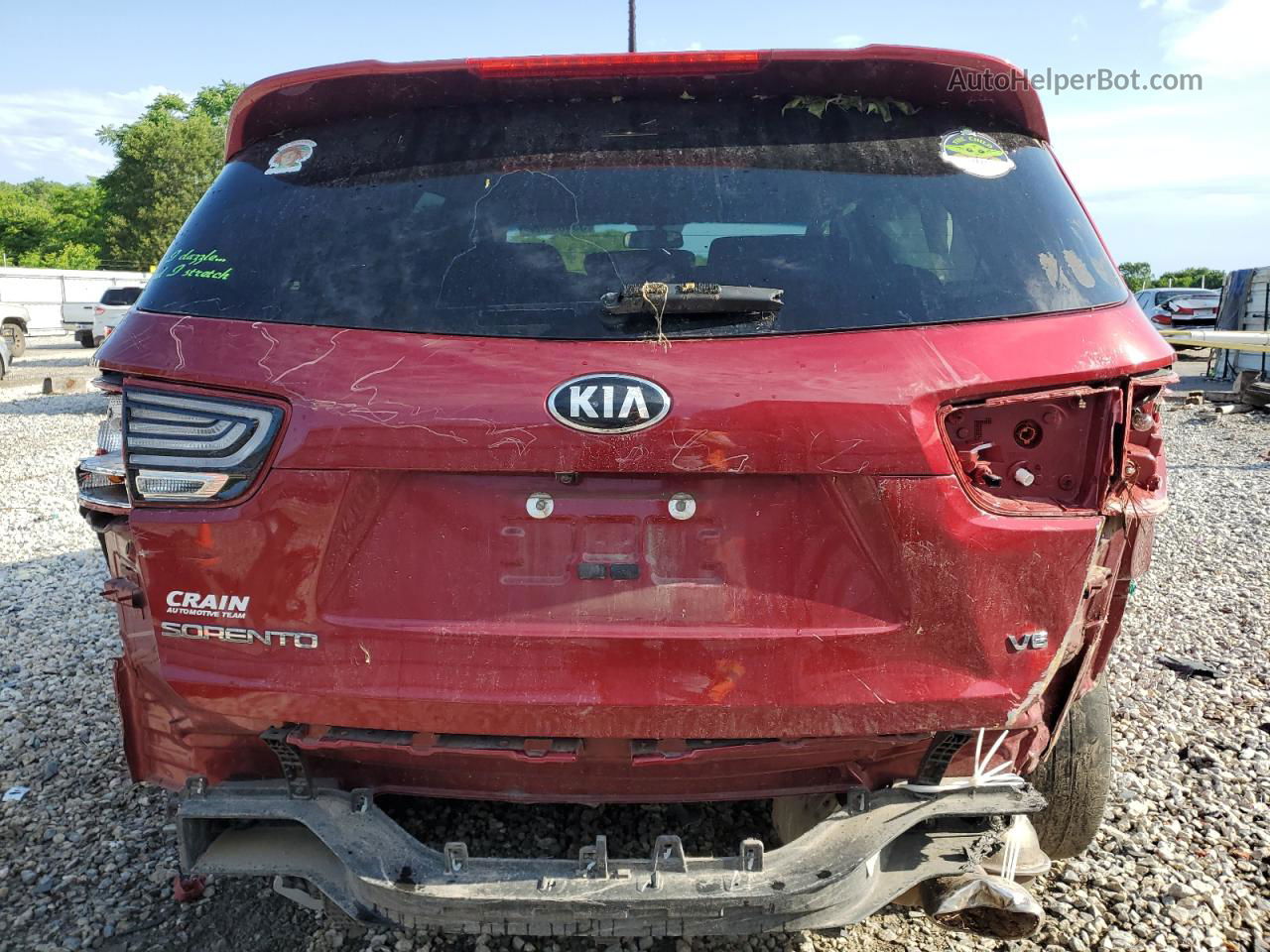 2020 Kia Sorento S Maroon vin: 5XYPG4A55LG632759