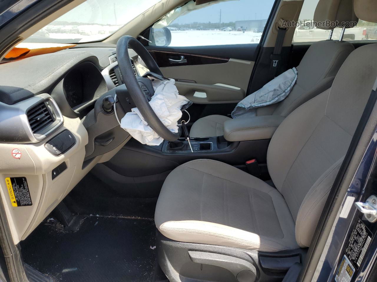 2017 Kia Sorento Lx Синий vin: 5XYPG4A56HG207655