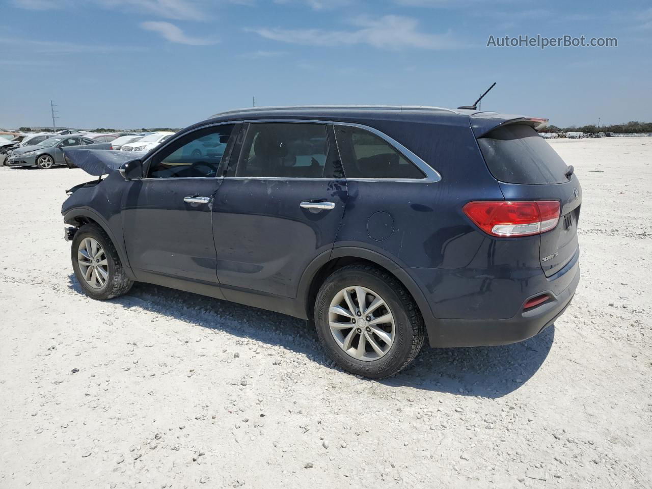 2017 Kia Sorento Lx Синий vin: 5XYPG4A56HG207655