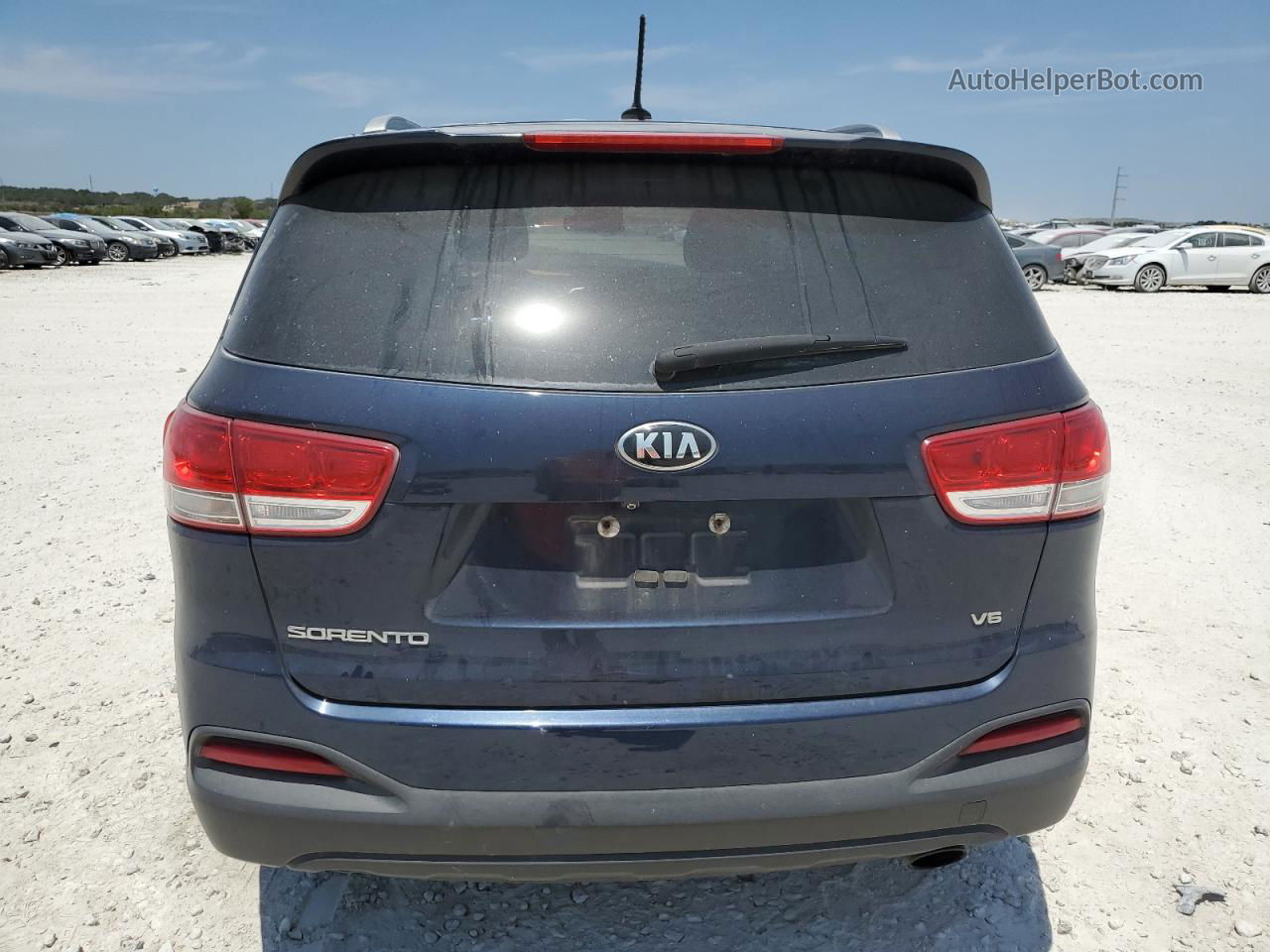 2017 Kia Sorento Lx Синий vin: 5XYPG4A56HG207655