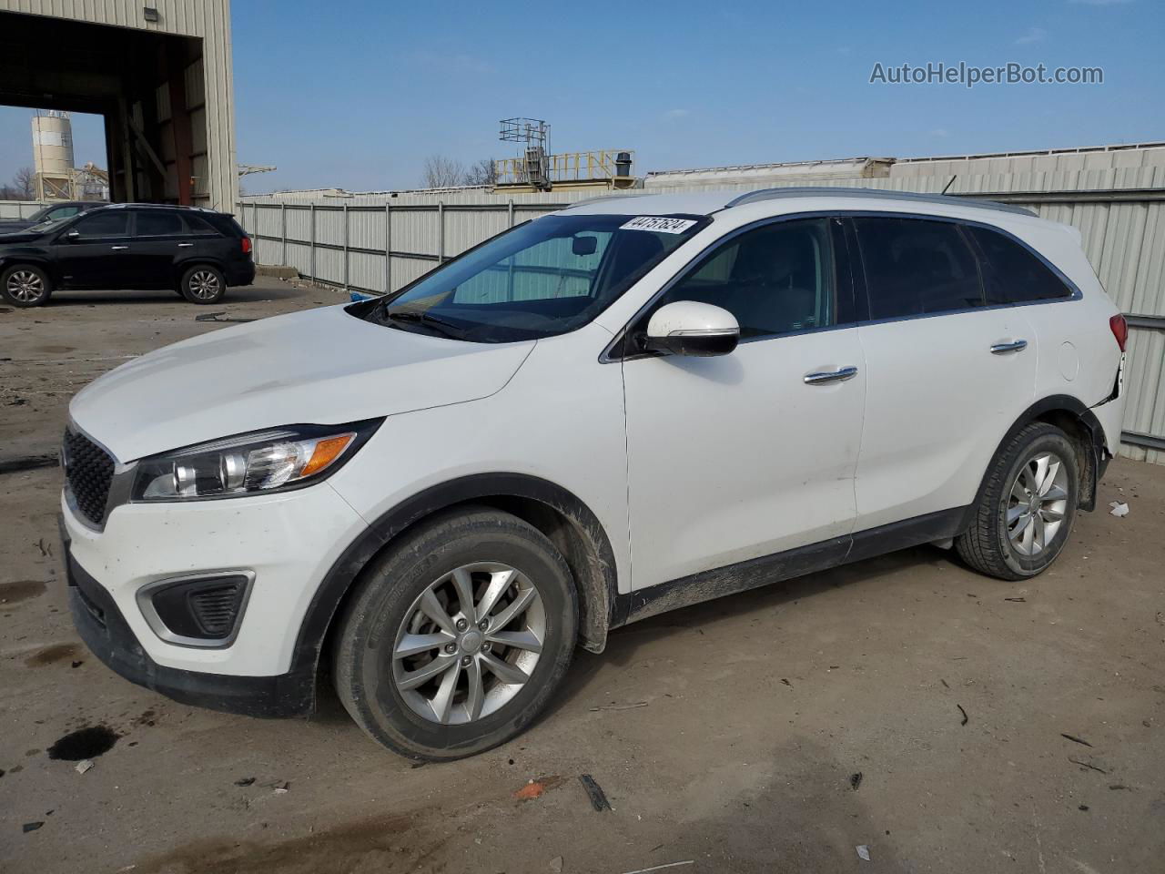 2017 Kia Sorento Lx Белый vin: 5XYPG4A56HG230580