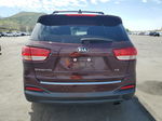 2017 Kia Sorento Lx Burgundy vin: 5XYPG4A56HG285904