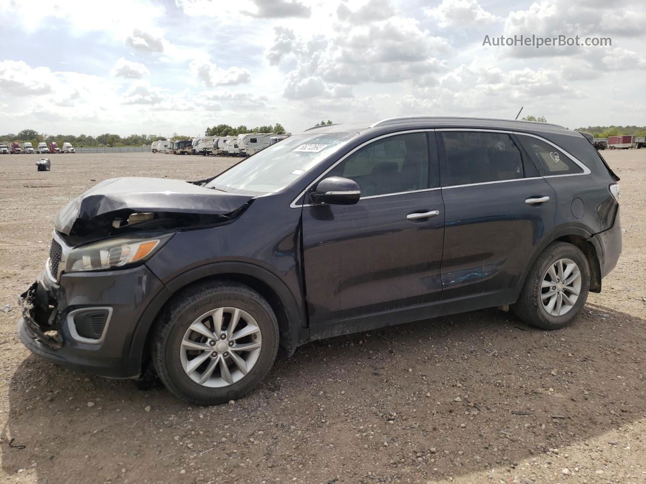 2017 Kia Sorento Lx Black vin: 5XYPG4A56HG291587