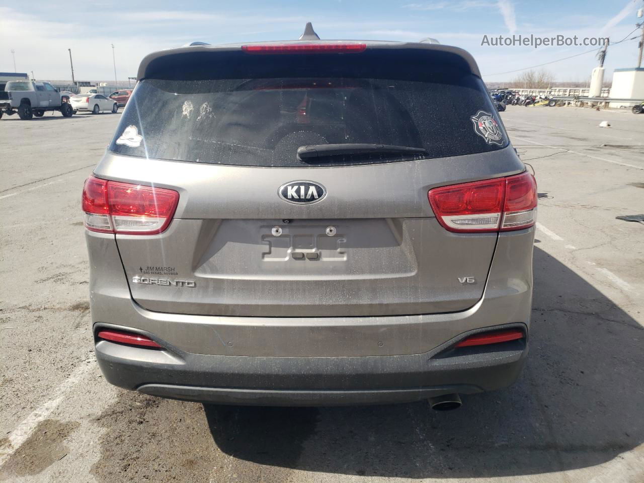 2017 Kia Sorento Lx Gray vin: 5XYPG4A56HG308260