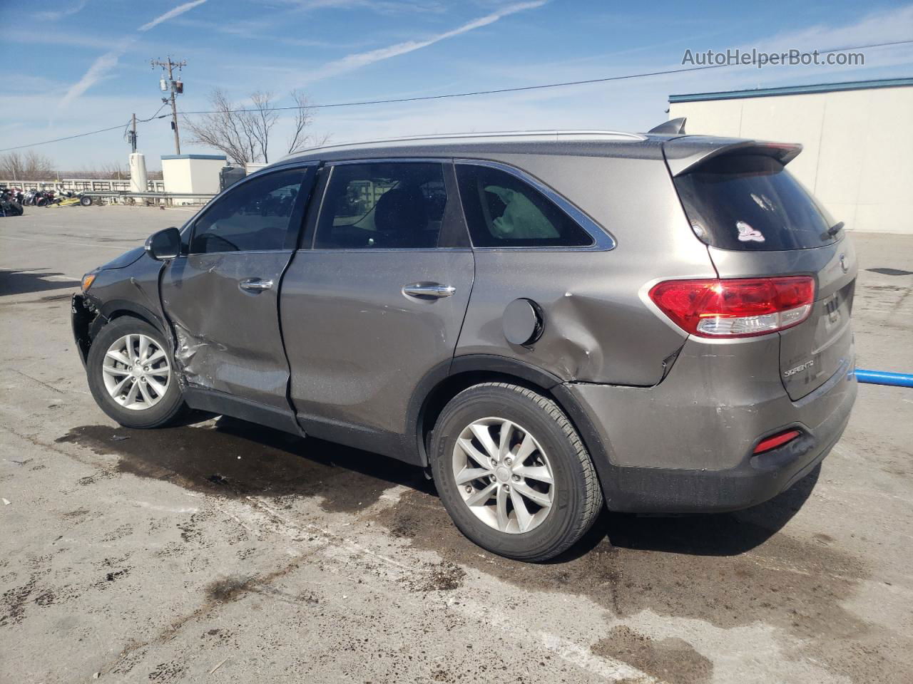 2017 Kia Sorento Lx Gray vin: 5XYPG4A56HG308260