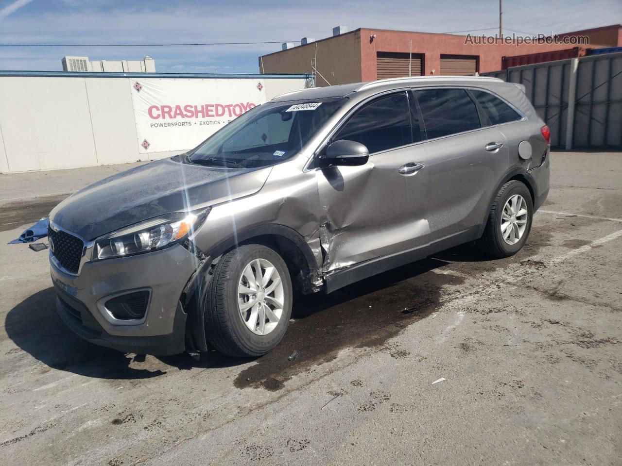 2017 Kia Sorento Lx Gray vin: 5XYPG4A56HG308260