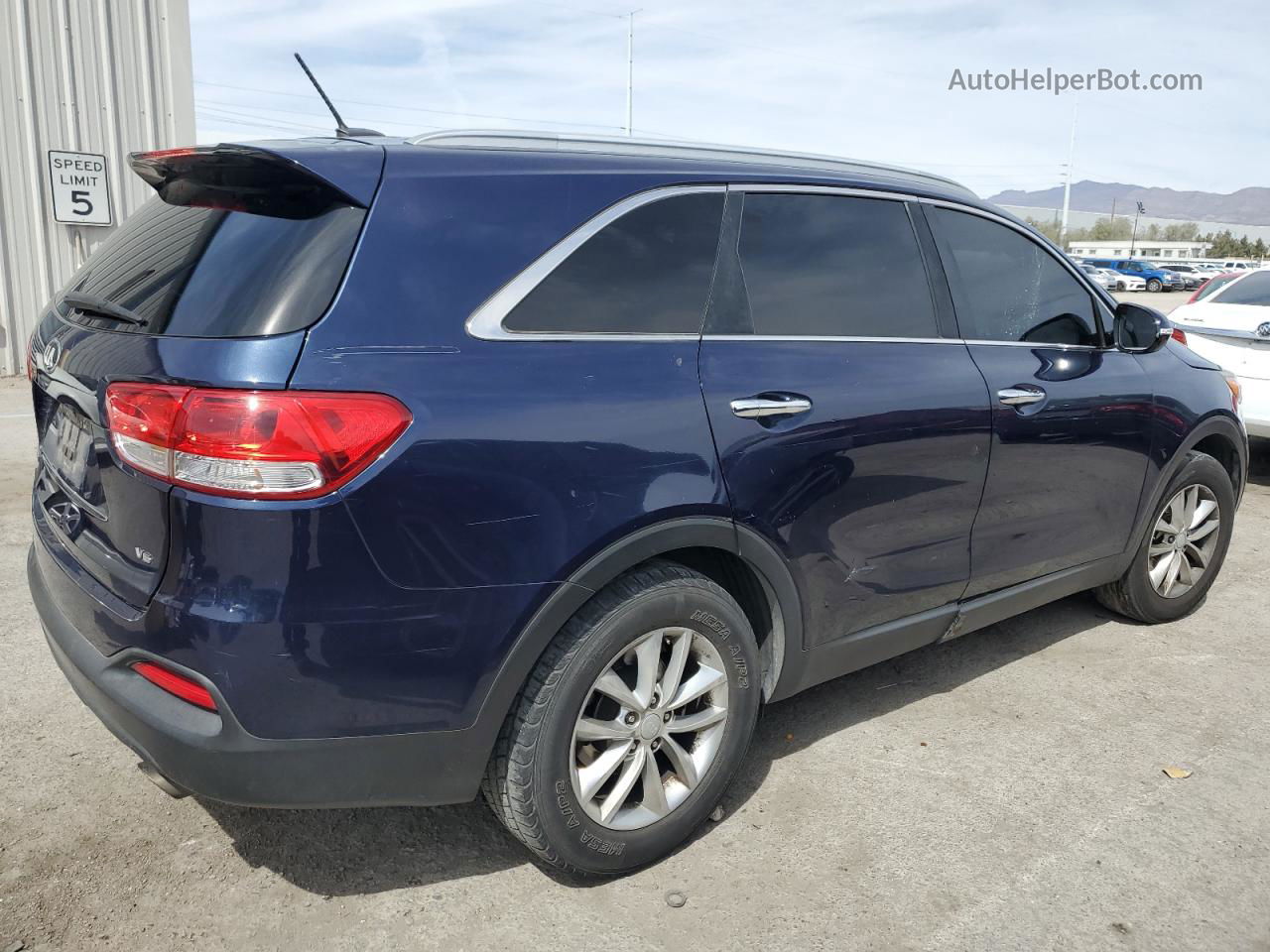 2018 Kia Sorento Lx Blue vin: 5XYPG4A56JG372644