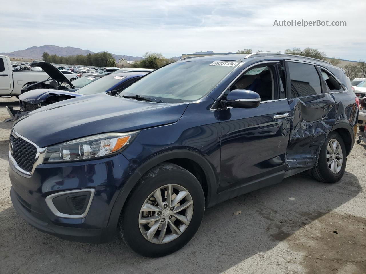 2018 Kia Sorento Lx Blue vin: 5XYPG4A56JG372644