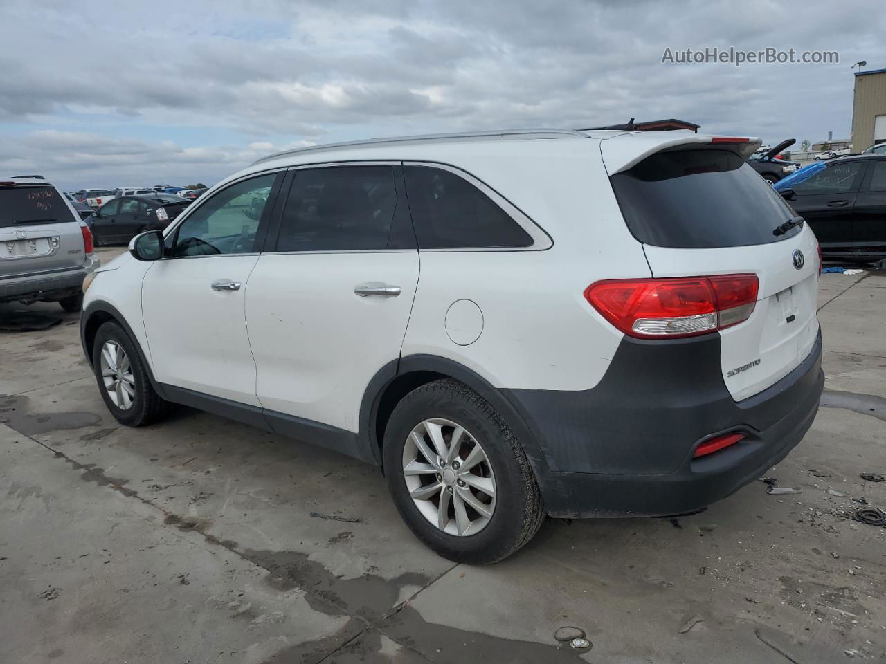 2017 Kia Sorento Lx Белый vin: 5XYPG4A57HG195337