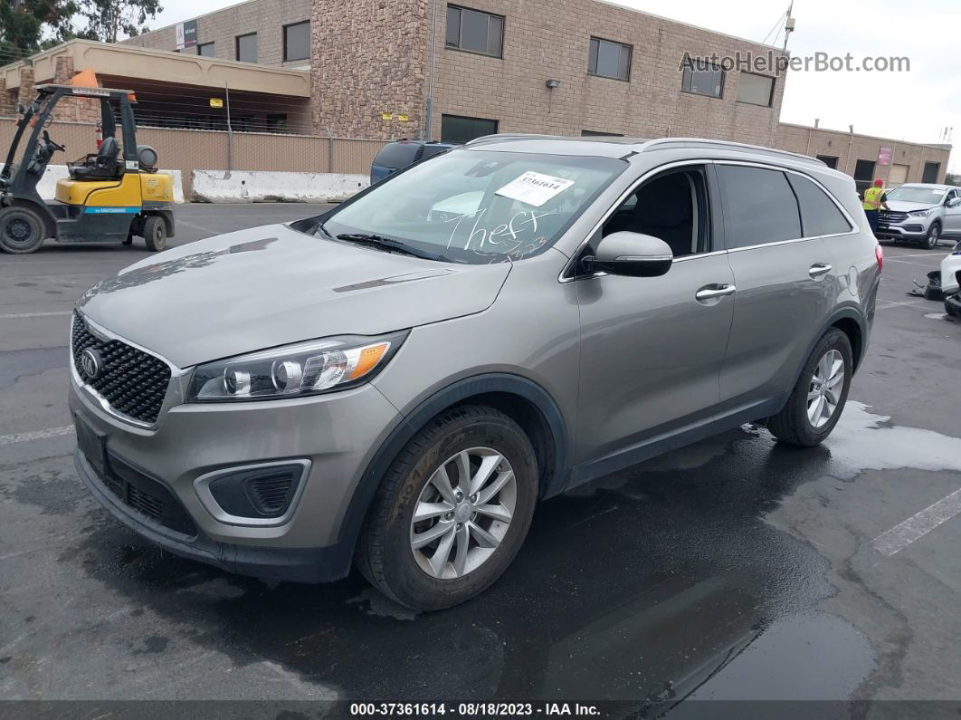 2017 Kia Sorento Lx V6 Gray vin: 5XYPG4A57HG305951