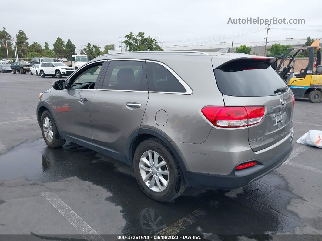 2017 Kia Sorento Lx V6 Gray vin: 5XYPG4A57HG305951