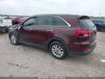 2020 Kia Sorento Lx V6 Burgundy vin: 5XYPG4A57LG619236