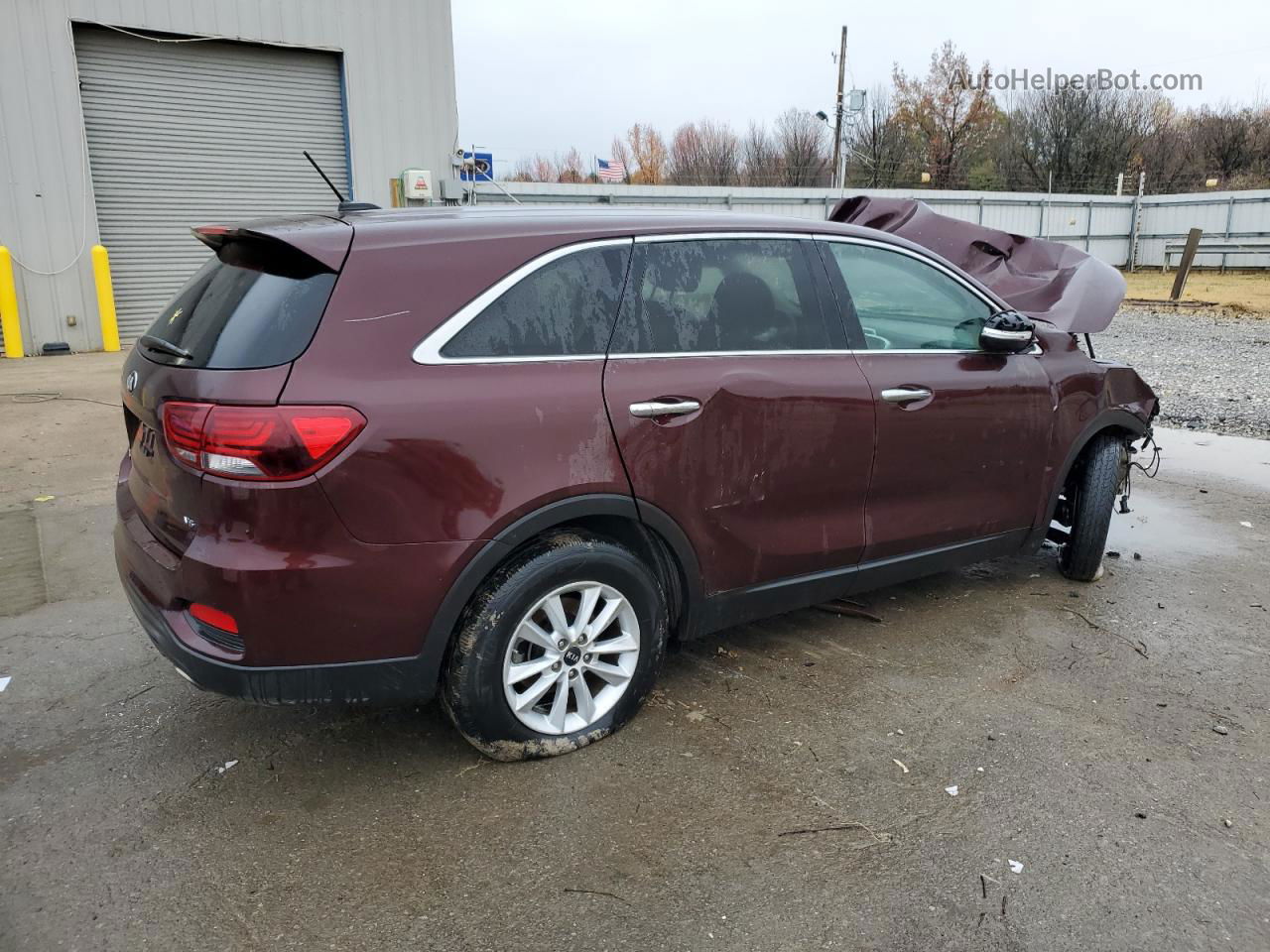 2020 Kia Sorento S Burgundy vin: 5XYPG4A57LG625909