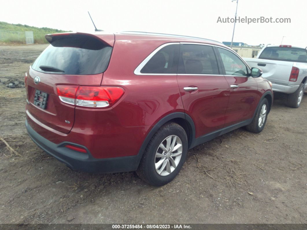 2017 Kia Sorento Lx V6 Красный vin: 5XYPG4A58HG208113