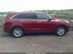 2017 Kia Sorento Lx V6 Red vin: 5XYPG4A58HG208113