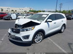 2017 Kia Sorento 3.3l Lx White vin: 5XYPG4A58HG307076