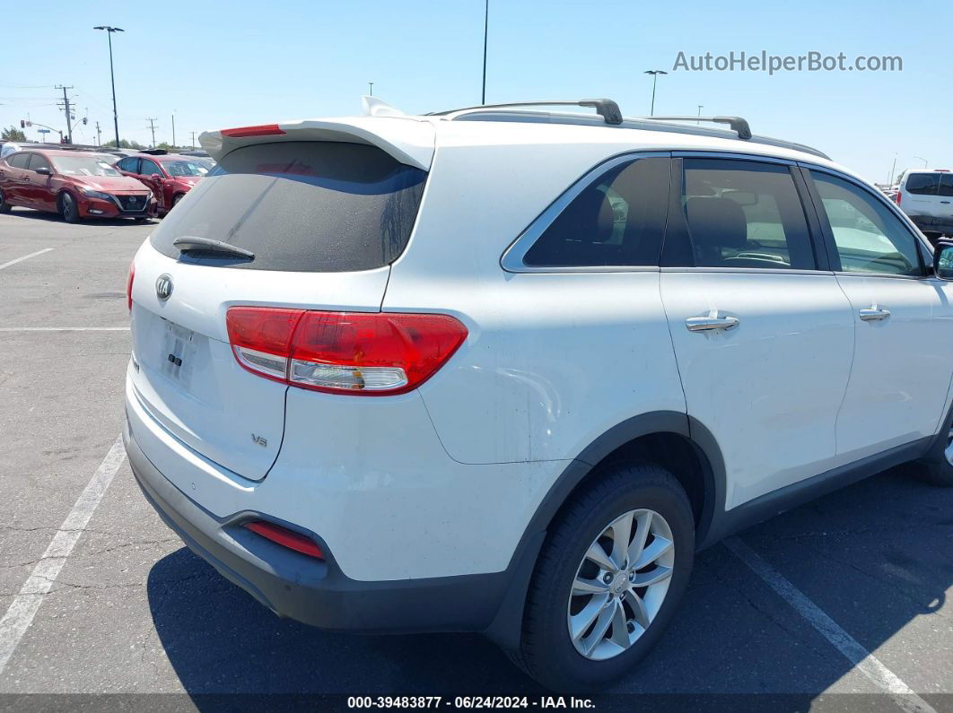 2017 Kia Sorento 3.3l Lx White vin: 5XYPG4A58HG307076