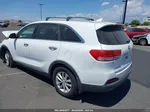 2017 Kia Sorento 3.3l Lx White vin: 5XYPG4A58HG307076