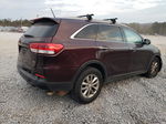 2018 Kia Sorento Lx Burgundy vin: 5XYPG4A58JG393625