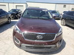 2018 Kia Sorento Lx Burgundy vin: 5XYPG4A58JG394628