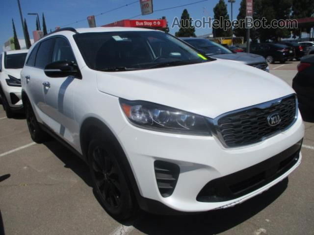 2020 Kia Sorento S V6 White vin: 5XYPG4A58LG686248