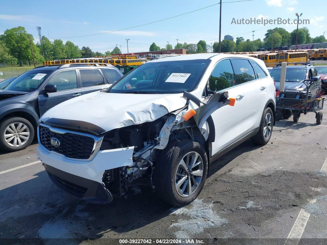 2020 Kia Sorento 3.3l Lx White vin: 5XYPG4A58LG690784