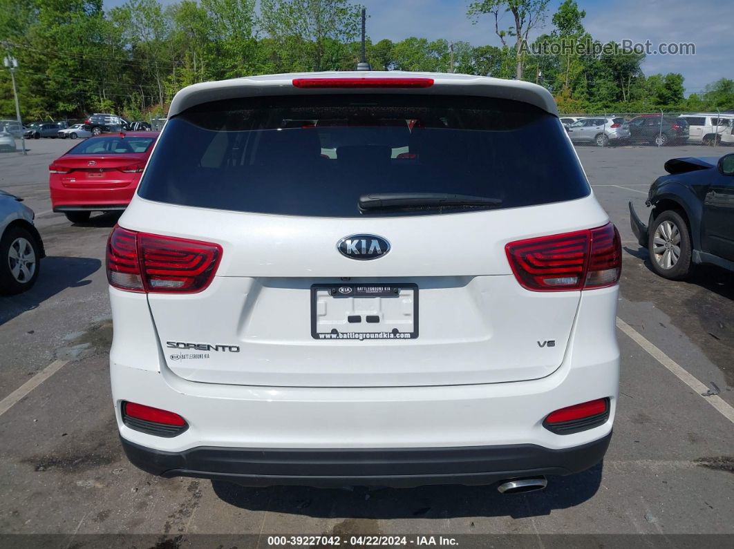 2020 Kia Sorento 3.3l Lx White vin: 5XYPG4A58LG690784