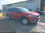 2017 Kia Sorento 3.3l Lx Red vin: 5XYPG4A59HG236289