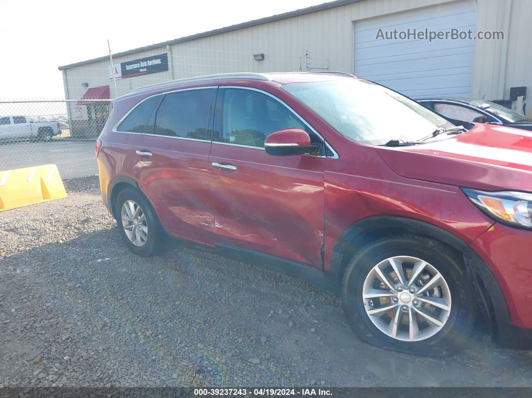 2017 Kia Sorento 3.3l Lx Red vin: 5XYPG4A59HG236289