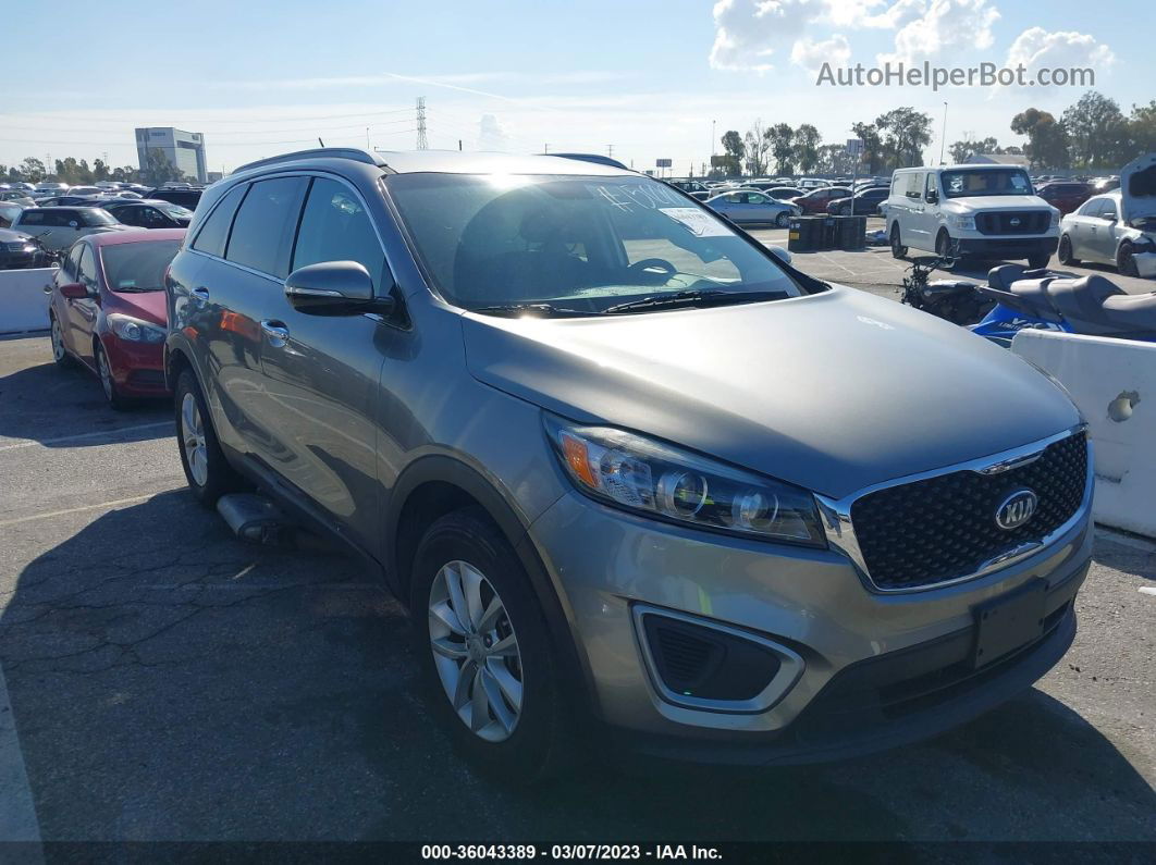 2018 Kia Sorento 3.3l Lx Gray vin: 5XYPG4A59JG351500