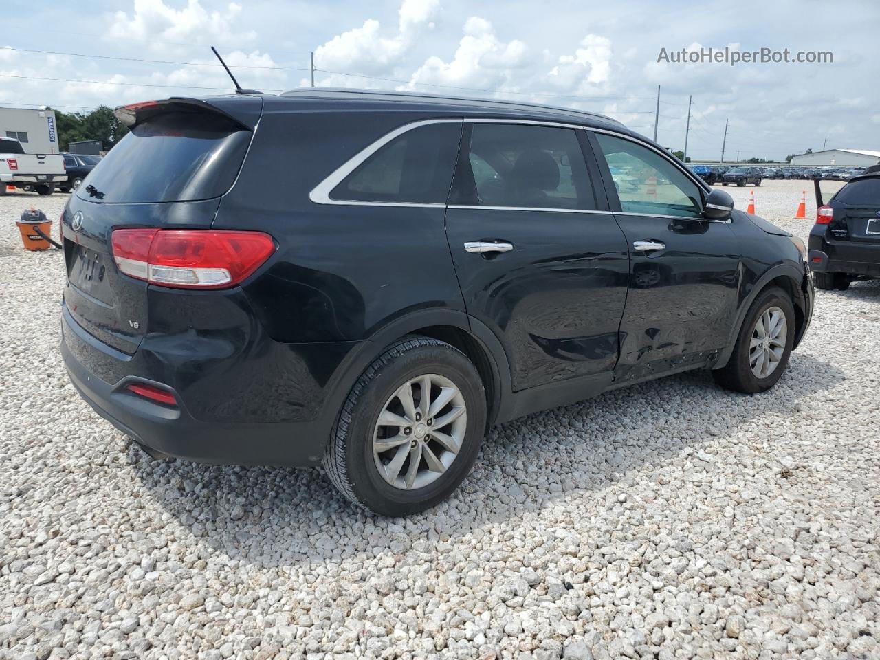 2018 Kia Sorento Lx Black vin: 5XYPG4A59JG352971