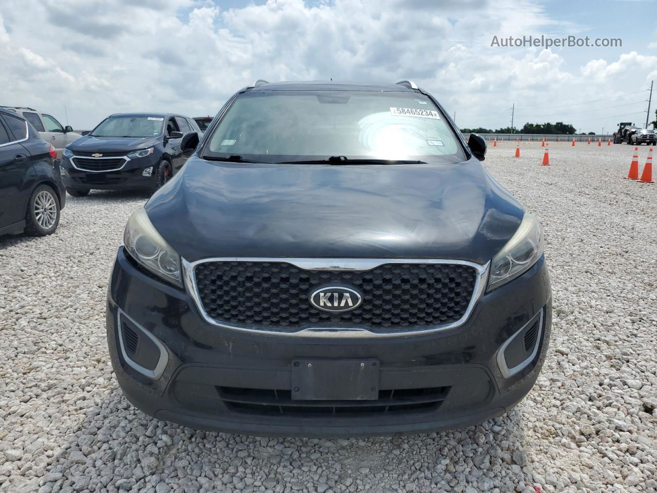 2018 Kia Sorento Lx Black vin: 5XYPG4A59JG352971