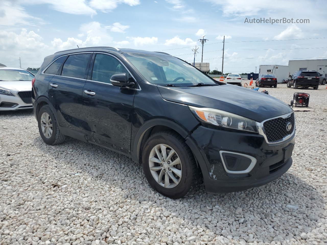 2018 Kia Sorento Lx Black vin: 5XYPG4A59JG352971