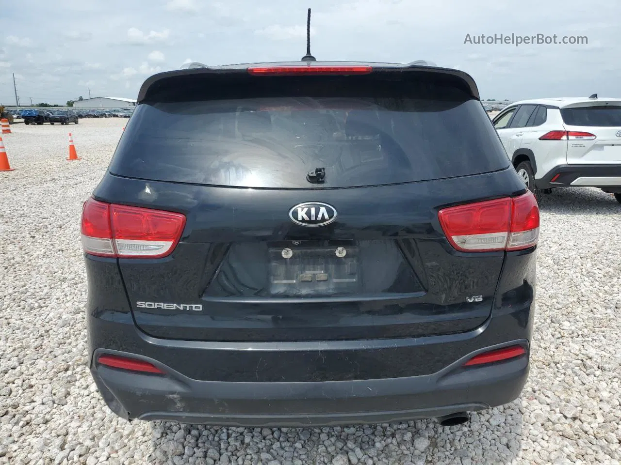 2018 Kia Sorento Lx Black vin: 5XYPG4A59JG352971