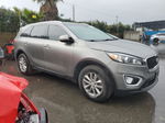 2018 Kia Sorento Lx Gray vin: 5XYPG4A59JG356857