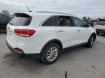 2018 Kia Sorento Lx White vin: 5XYPG4A59JG403997