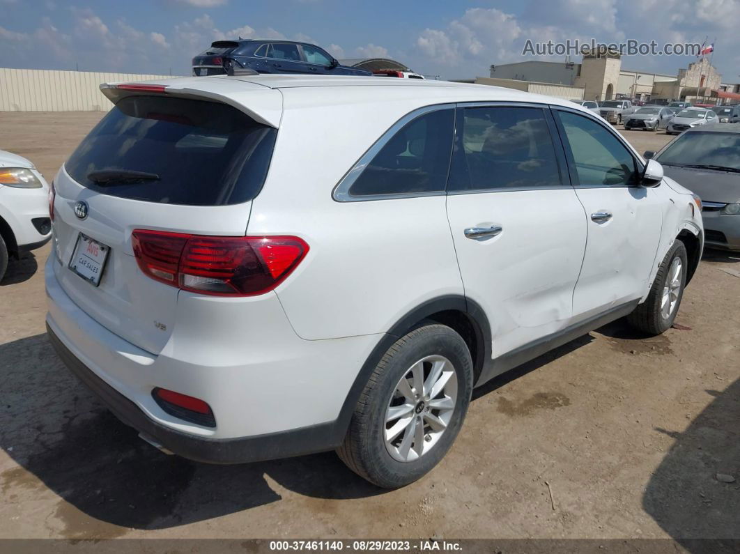 2020 Kia Sorento Lx V6 White vin: 5XYPG4A59LG614779