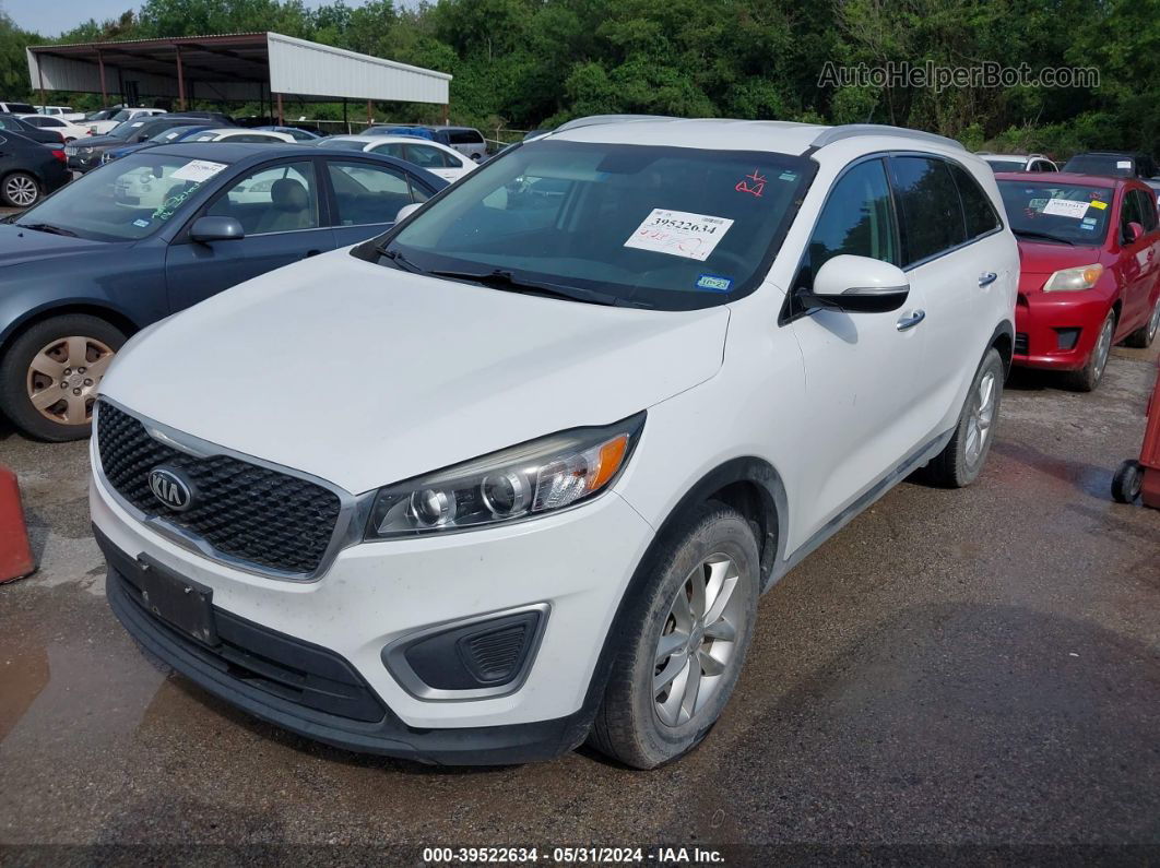 2017 Kia Sorento 3.3l Lx White vin: 5XYPG4A5XHG249570