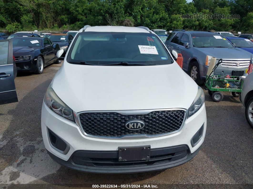 2017 Kia Sorento 3.3l Lx White vin: 5XYPG4A5XHG249570