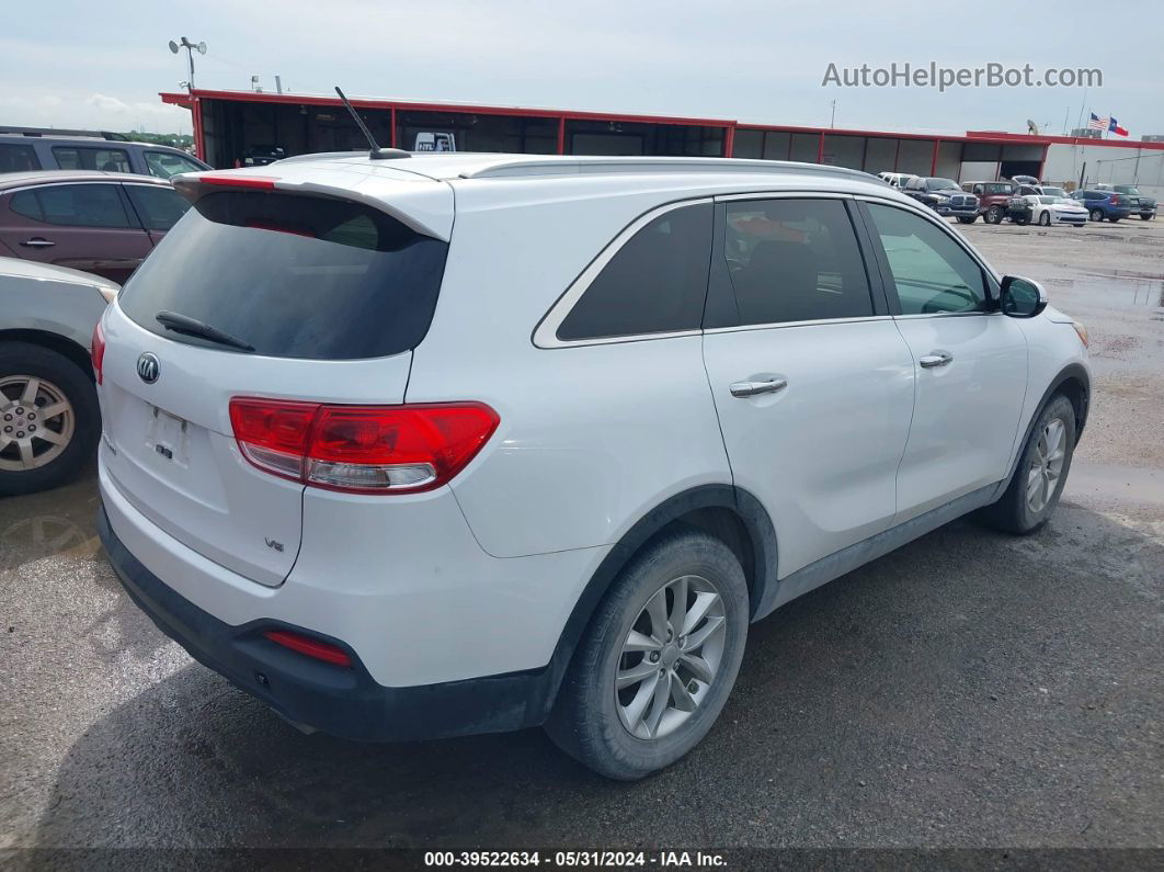 2017 Kia Sorento 3.3l Lx Белый vin: 5XYPG4A5XHG249570