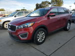 2018 Kia Sorento Lx Red vin: 5XYPG4A5XJG346998